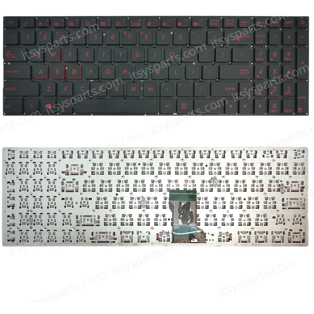Keyboard Laptop Keyboard for ASUS 90NB0871-R31AR0 90NB0871-R32AR0 90NB0871-R31BE0 90NB0871-R31BG0 90NB0871-R32BG0 90NB0871-R32CZ0 90NB0871-R31FS0 OEM(Ref.40802USNOFR)