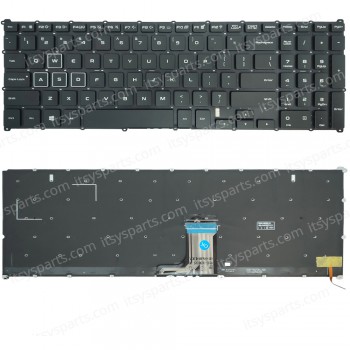 Keyboard Laptop Keyboard for Samsung 8500 8500GM NP800G5M US layout Black OEM(Ref.40855USNOFRBL) 
