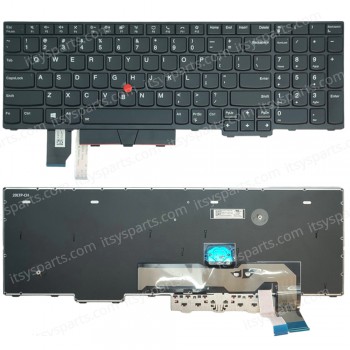 Keyboard Laptop Keyboard for Lenovo ThinkPad L15 SN20W68001 PK131H61B00 L15BL-105US 5N20W68217 US layout Black OEM(Ref.40856US) 
