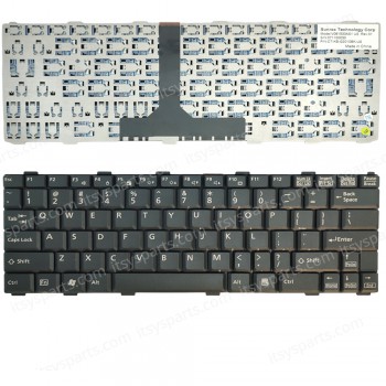 Keyboard Laptop Keyboard for Fujitsu Q2010 Q2010C CP286804-01 US layout Black OEM(Ref.40857US) 