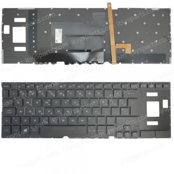 Keyboard Laptop Keyboard for Asus Zephyrus GX531GM GM531GM GM531G GR Black with Blacklit OEM(Ref.40861GRNOFRBL) 