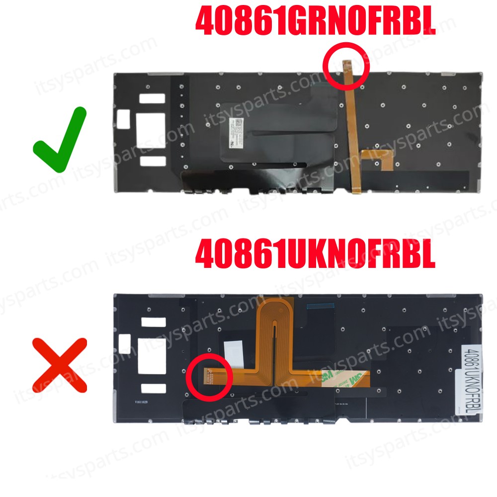 Keyboard Laptop Keyboard for Asus Zephyrus GX531GM GM531GM GM531G GR Black with Blacklit OEM(Ref.40861GRNOFRBL) 