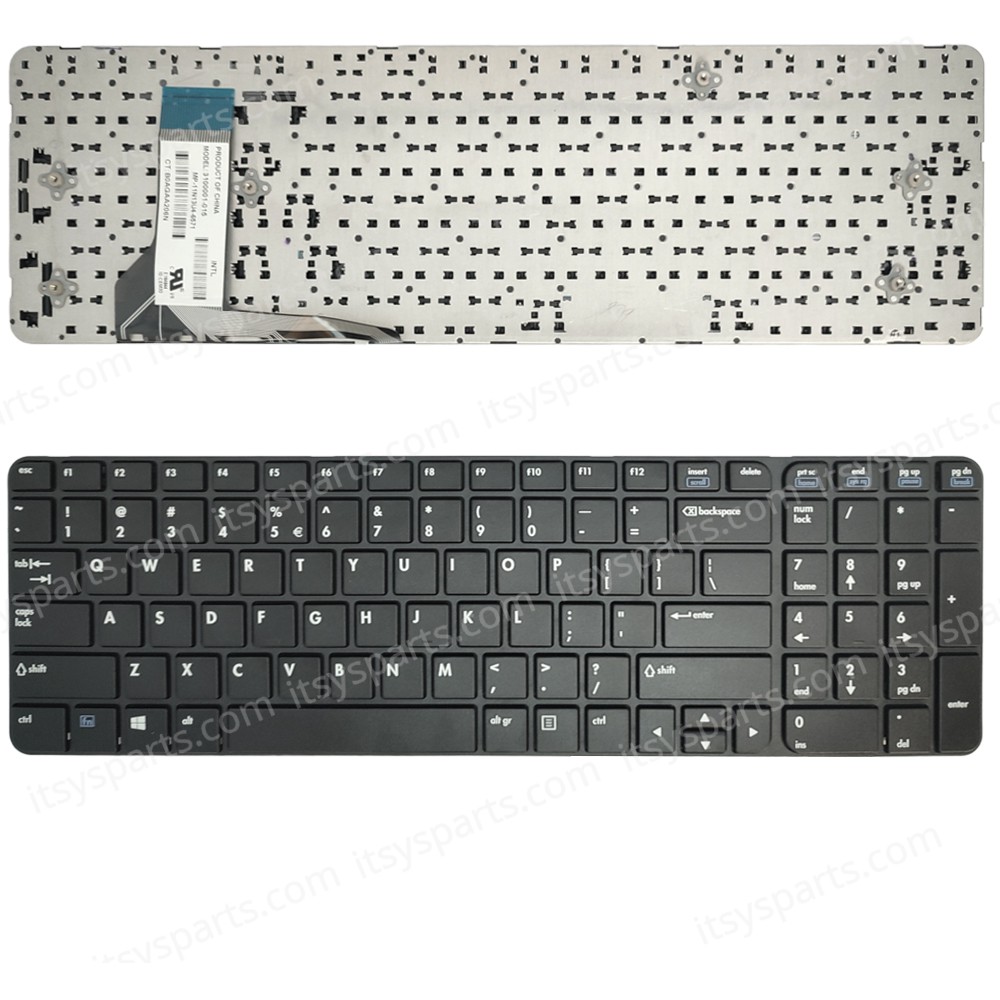 Keyboard Laptop Keyboard for HP AF644A LCD8500 3100001-015 MP-11N13U4-6571 776648-001 US Black OEM(Ref.40863US) 