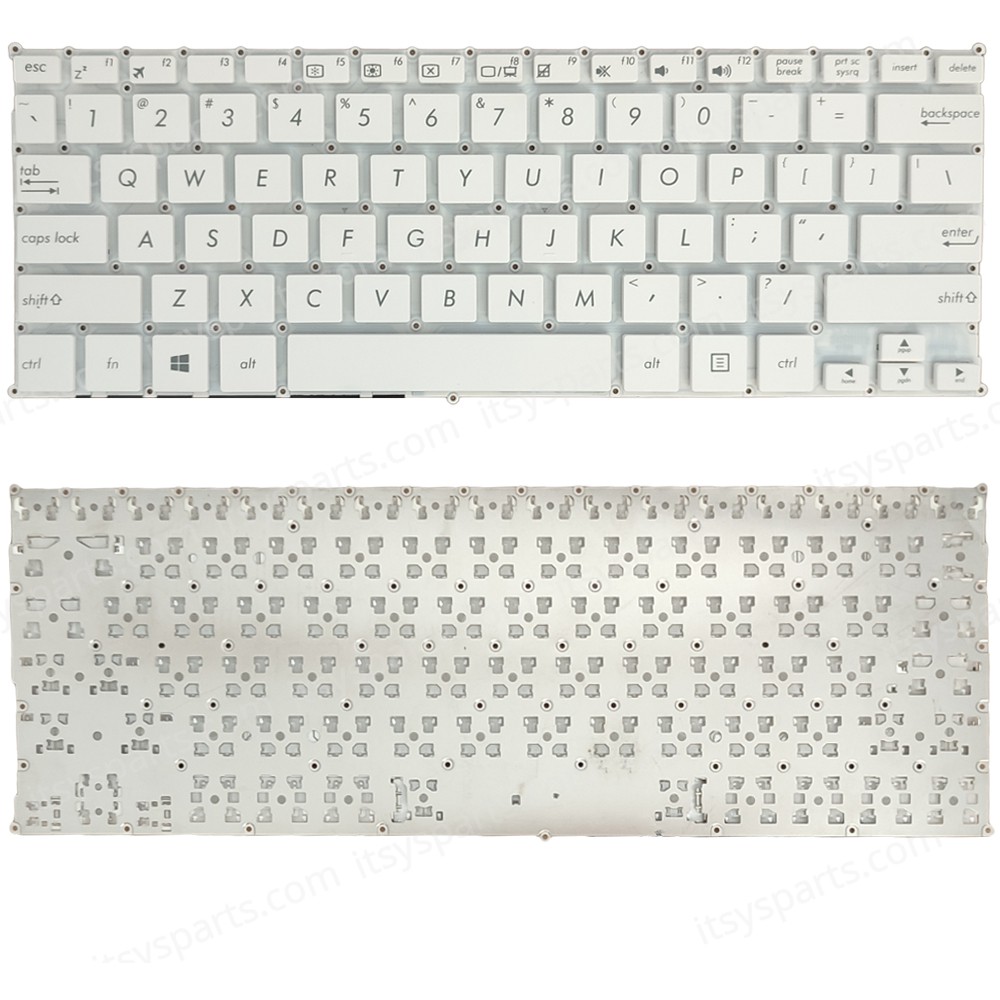 Keyboard Laptop Keyboard for ASUS X205 X205T X205TA E202 E202S E205 E202MA TP201SA US White OEM(Ref.40867USNOFRWHITE) 