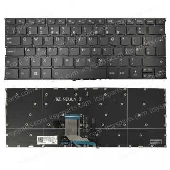 Keyboard Laptop Keyboard for Lenovo Ideapad 320s-13ikb 320S-13IKB U 320S-13IKB 9Z.NDULN.A01 UK layout Grey OEM(Ref.40773UKBLBLBLACK)