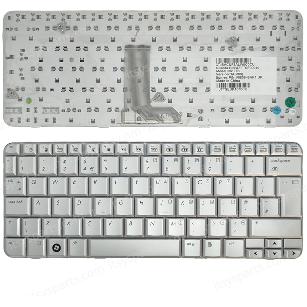 Laptop Keyboard TX1003AU TX1009AU TX2051XX TX2510EA V062326AS1 6073B0023401 (Ref.40211UKSILVER)