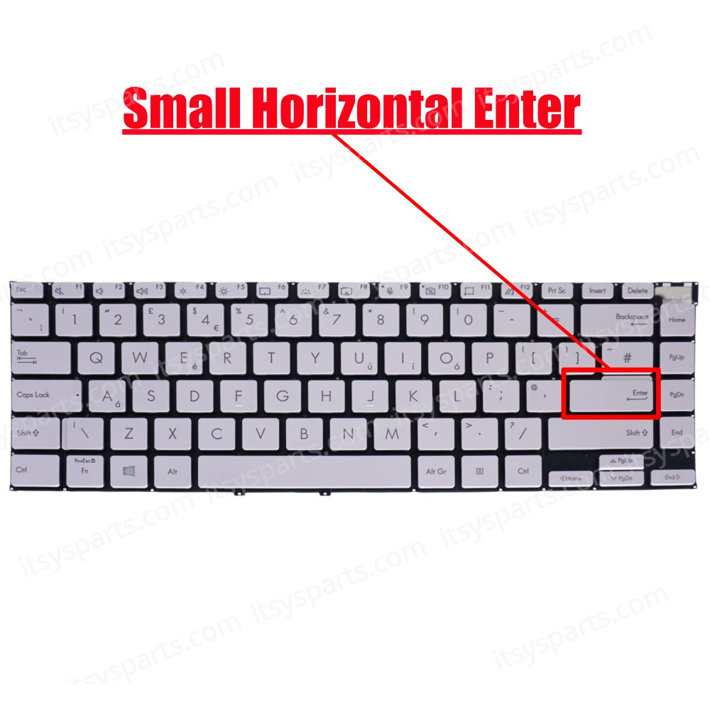 Laptop Keyboard - Keyboard for ASUS Zenbook 14X UX5400 UX5400ZF UX5400E UX5400EA UX5400EG UX5401EA-OLED-KN511T 4602GE00 DJ1TI12 0KN1-DJ2UK12 0KNB0-4601UK00 ASM20N3 OEM (Ref. 40704USBLPINK)