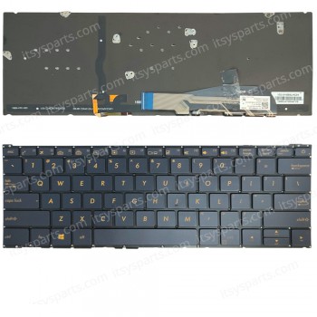 Keyboard Laptop Keyboard for Asus zenbook UX390UA DH51-GR GS SERIES QENT2S-CB RH71-CB XH74-BL UX390UAK US with Backlit OEM (Ref.40882USNOFRBL) 