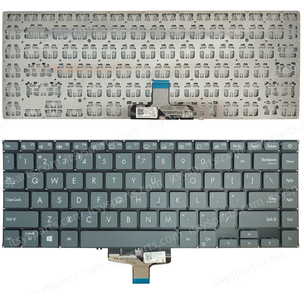 Keyboard Laptop Keyboard for ASUS 90NB0S91-R30BE0 90NB0S91-R30CB0 90NB0S91-R30FR0 90NB0S91-R30GE0 90NB0S91-R30HE0 90NB0S91-R30IT0 90NB0S91-R30RU0 90NB0S91-R30SP0 OEM(Ref.40886USNOFR) 