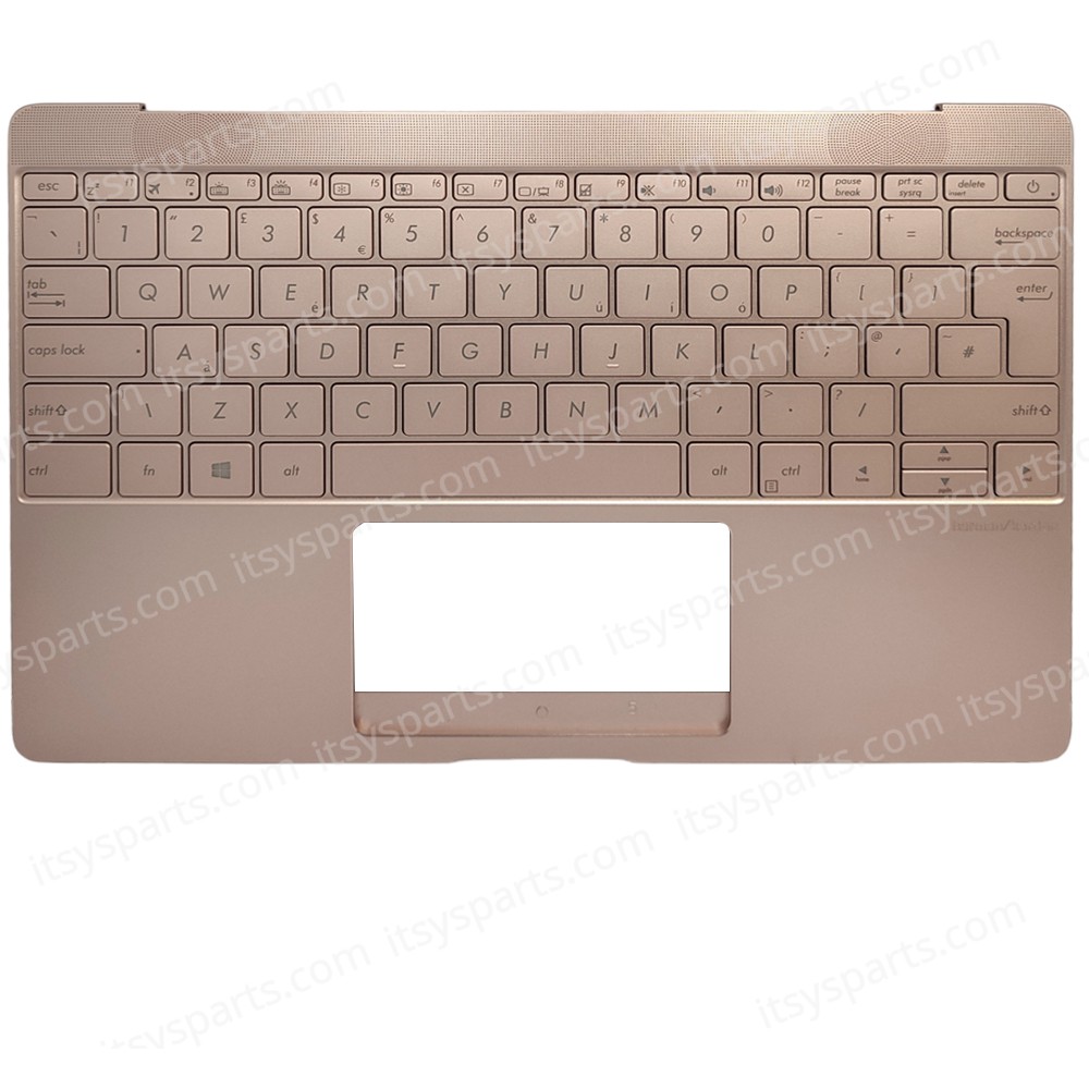 Keyboard Laptop Keyboard for Asus zenbook UX390UA DH51-GR GS SERIES QENT2S-CB RH71-CB XH74-BL UX390UAK US Pink Palmrest OEM (Ref.40882USPINKPALM) 