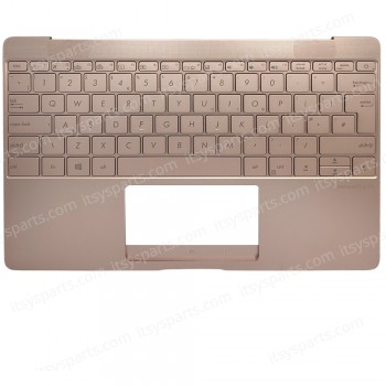 Keyboard Laptop Keyboard for Asus zenbook UX390UA DH51-GR GS SERIES QENT2S-CB RH71-CB XH74-BL UX390UAK US Pink Palmrest OEM (Ref.40882USPINKPALM) 
