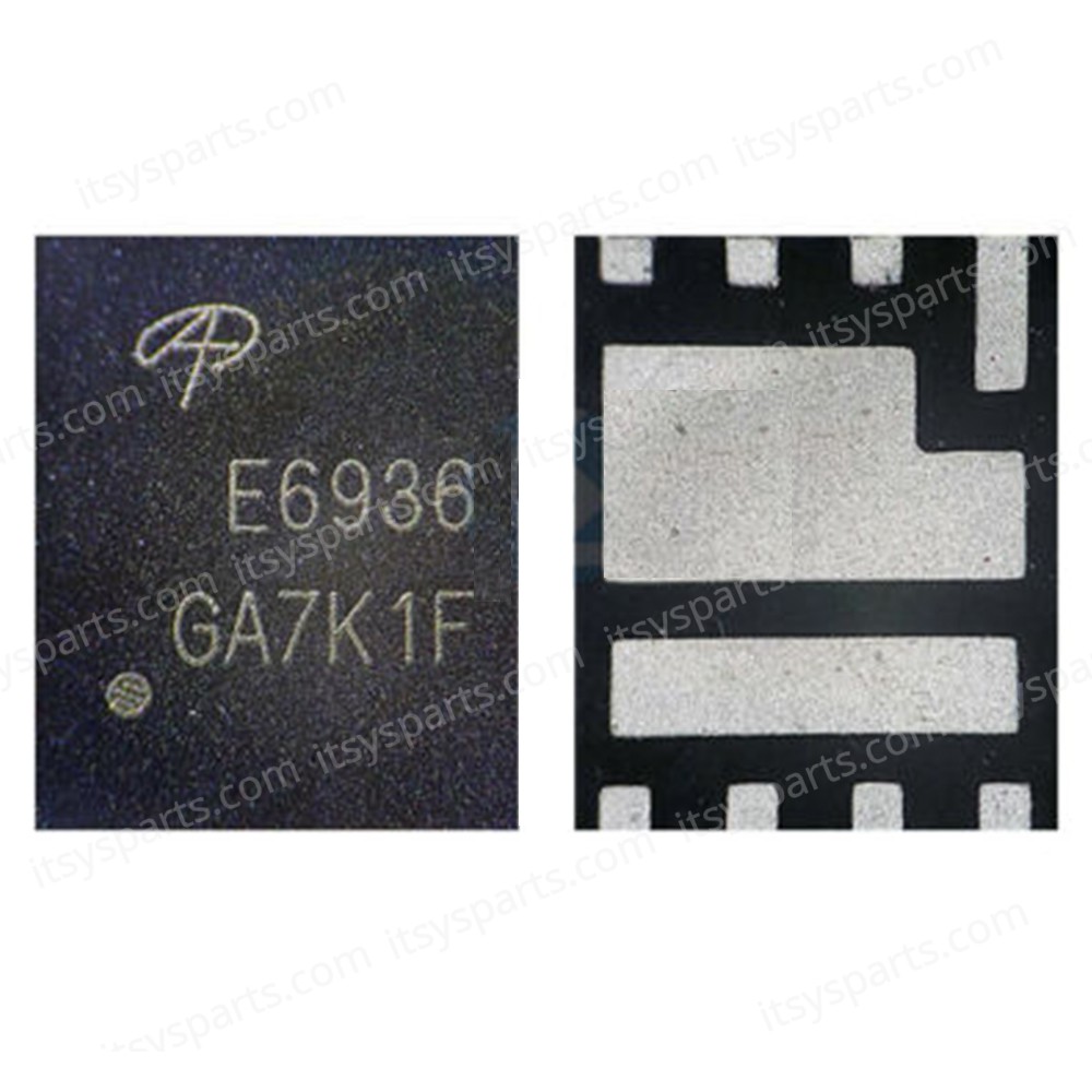 Controller IC Chip - 30V Dual Asymmetric N-Channel MOSFET E6936 AOE6936 A0E6936 AO6936 6936 chip for laptop - Integrated Laptop Chip (Code 1-CHIP0219)