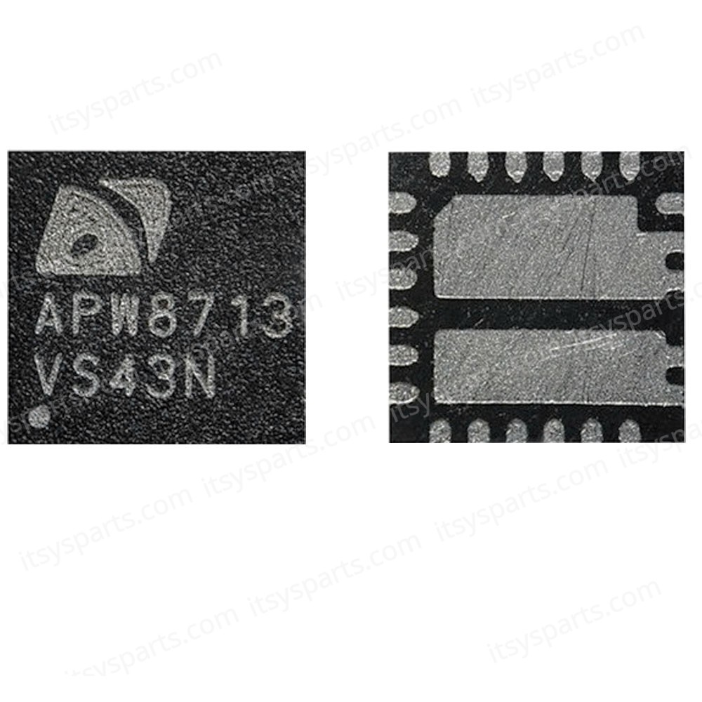 Controller IC Chip - High Input Voltage 8A PWM Converter MOSFET APW8713 APW 8713 chip for laptop - Integrated Laptop Chip (Code 1-CHIP0304)