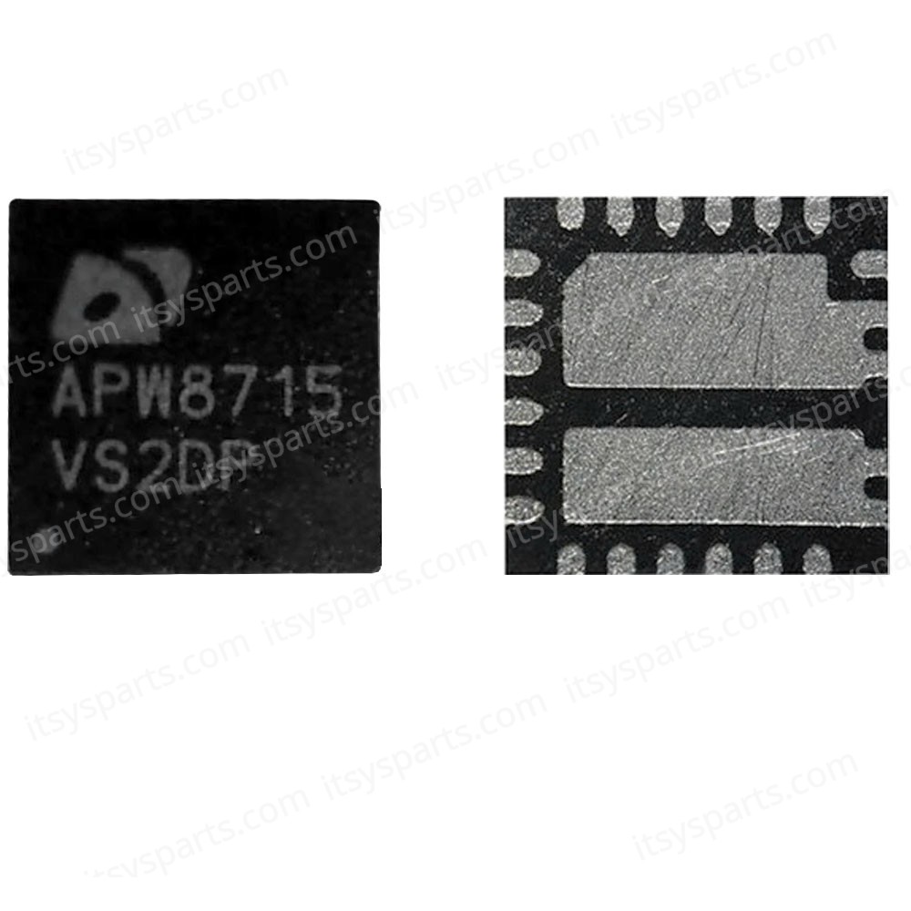 Controller IC Chip - High Input Voltage 6A PWM Converter MOSFET APW8715QBI-TRG APW8715 chip for laptop - Integrated Laptop Chip (Code 1-CHIP0305)
