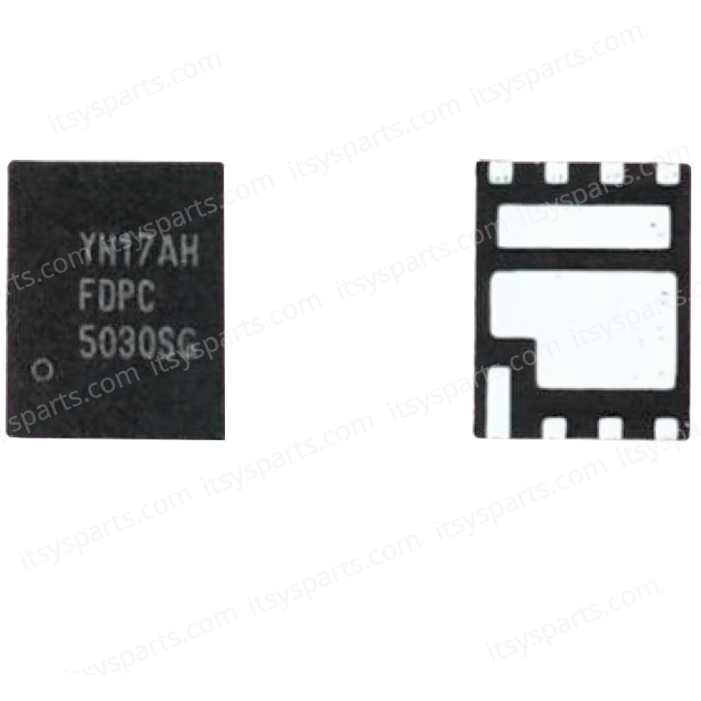 Controller IC Chip - Dual N-Channel MOSFET FDPC5030SG FDPC 5030SG chip for laptop - Integrated Laptop Chip (Code 1-CHIP0435)