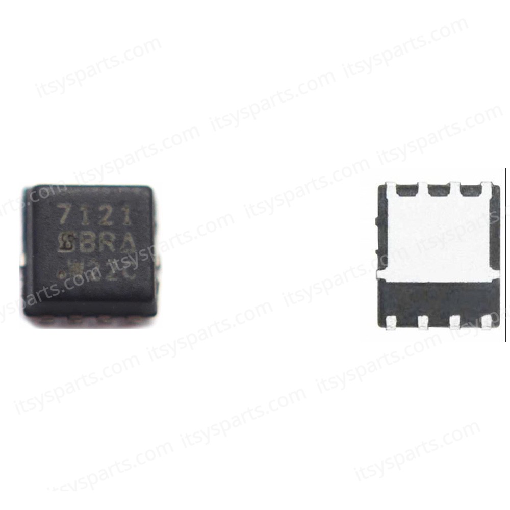 Controller IC Chip - SI7121DN SI7121 7121 MOSFET I7121DN-T1-GE3 SI7121 7121 QFN8 Chip for laptop - Integrated Laptop Chip (Code 1-CHIP1023)