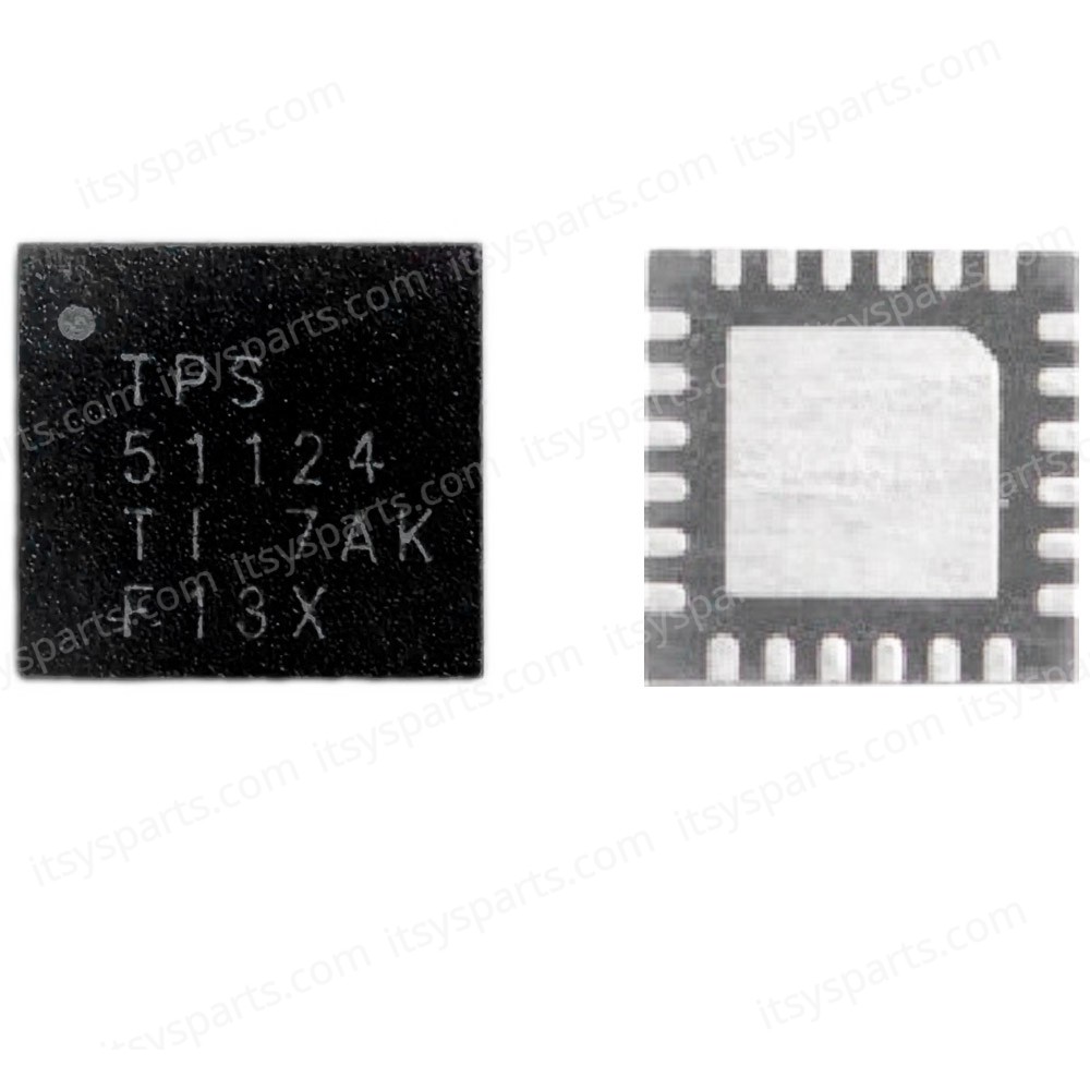 Controller IC Chip - TPS51124RGER TPS51124 QFN-24 chip for laptop - Integrated Laptop Chip (Code 1-CHIP1088)