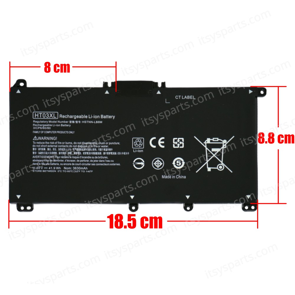 Laptop Battery - Battery for high quality (Ref. 1-BAT0183)