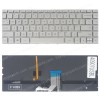 Laptop Keyboard for HP ENVY 13-AD009NV 13-AD010NV Backlit Silver US ( SKU.40659USSILBACKLIT )