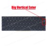 Keyboard Laptop Apple MacBook Pro 13 A1706 15 A1707 UK BLACK with vertical ENTER and backlit ( SKU.40414UKBACKLIT )