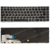 Keyboard Laptop Keyboard for HP EliteBook 840 G5 846 G5 745 G5 UK Silver Frame No Pointer OEM(Ref.40906UKNOPOINTER) 
