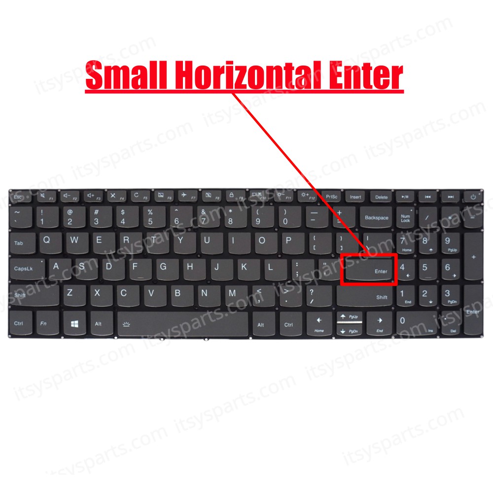 Laptop Keyboard - Keyboard for Lenovo IdeaPad 320H-17AST 320L-17AST 320R-17AST 330s-15arr US Layout BACKLIT POWER BUTTON OEM(Ref.40486USNOFRBLPW)