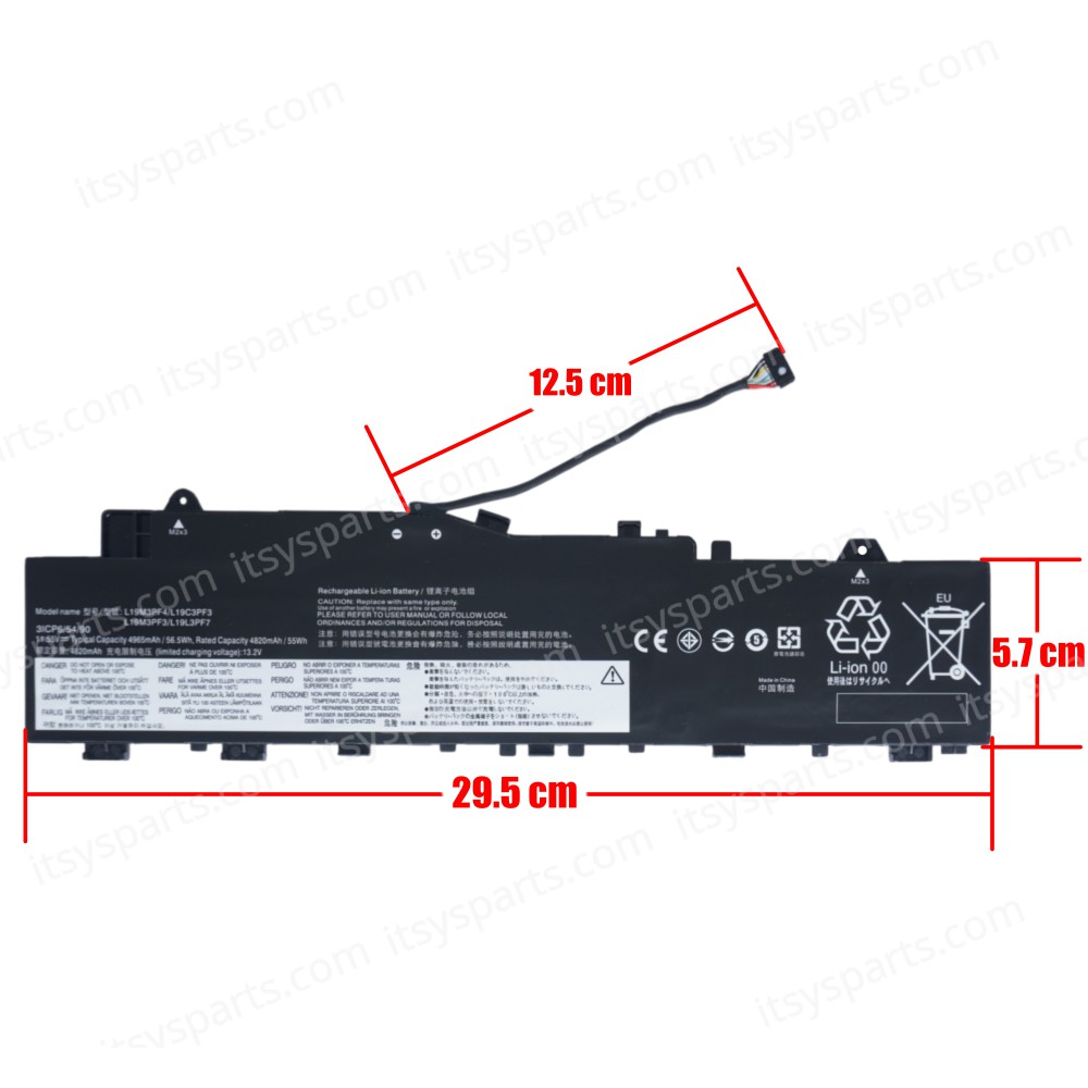 Laptop Battery - Battery for Lenovo Ideapad 5-14ARE05 5-14ALC05 5-14IIL05 5-14ITL05 Series Notebook OEM (Ref.1-BAT0442)