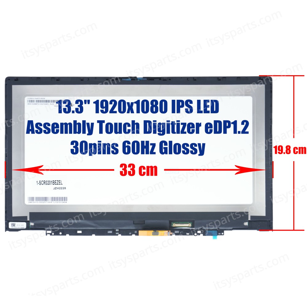 Laptop Monitor - Screen monitor Lenovo Chromebook Flex 5-13IML05 EV133FHM-N40 V8.0 13.3