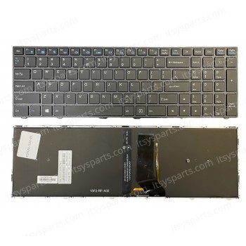 Keyboard Laptop Keyboard for Clevo T700 Z7-KP7GS T800 DR5 DR7-PLUS DR5 BLACK KEYS BACKLIGHT (Ref.40800USBLACKBL)