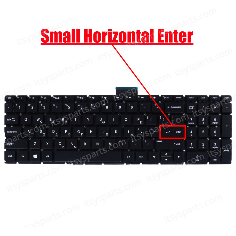 Greek Laptop Keyboard for HP 15-bs PK132042A02 GR No frame Black ( Code 40478GRNOFRAME ) Greek Laptop Keyboard for HP 15-bs PK132042A02 GR No frame Black ( Code 40478GRNOFRAME )