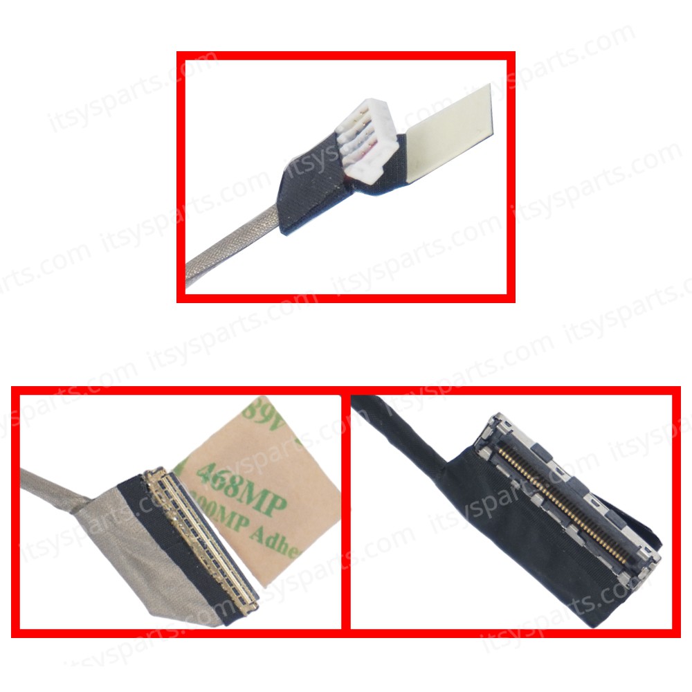 Monitor Cable - Flex Video Screen LCD Cable for Laptop Asus ROG Strix G G731GU 1422-03CNOAS 14005-03080000 14005-03080200 6017B1432701 6017B1548801 eDP 40pins Monitor cable ( Code 1-FLEX1357 )