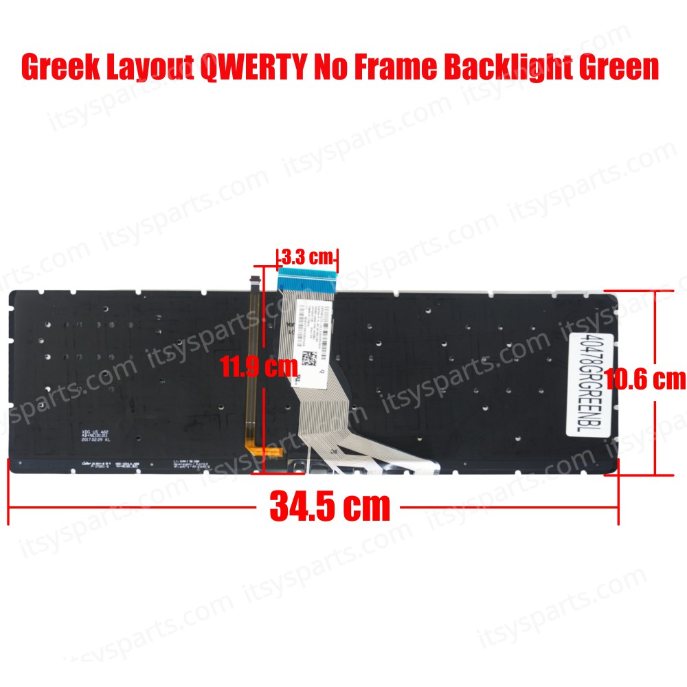 Greek Laptop Keyboard for HP Envy 15-CB000 15T-CB000 15-CB001lA 15-CB002lA 15-CB003lA 9Z.NE1BQ.HOL 9Z.NE1LN.H01 NSK-XDHBQ 926894-xxx 926893-xxx GR No Frame Backlit Green ( Ref.40478GRGREENBL ) Greek Laptop Keyboard for HP Envy 15-CB000 15T-CB000 15-CB001lA 15-CB002lA 15-CB003lA 9Z.NE1BQ.HOL 9Z.NE1LN.H01 NSK-XDHBQ 926894-xxx 926893-xxx GR No Frame Backlit Green ( Ref.40478GRGREENBL )