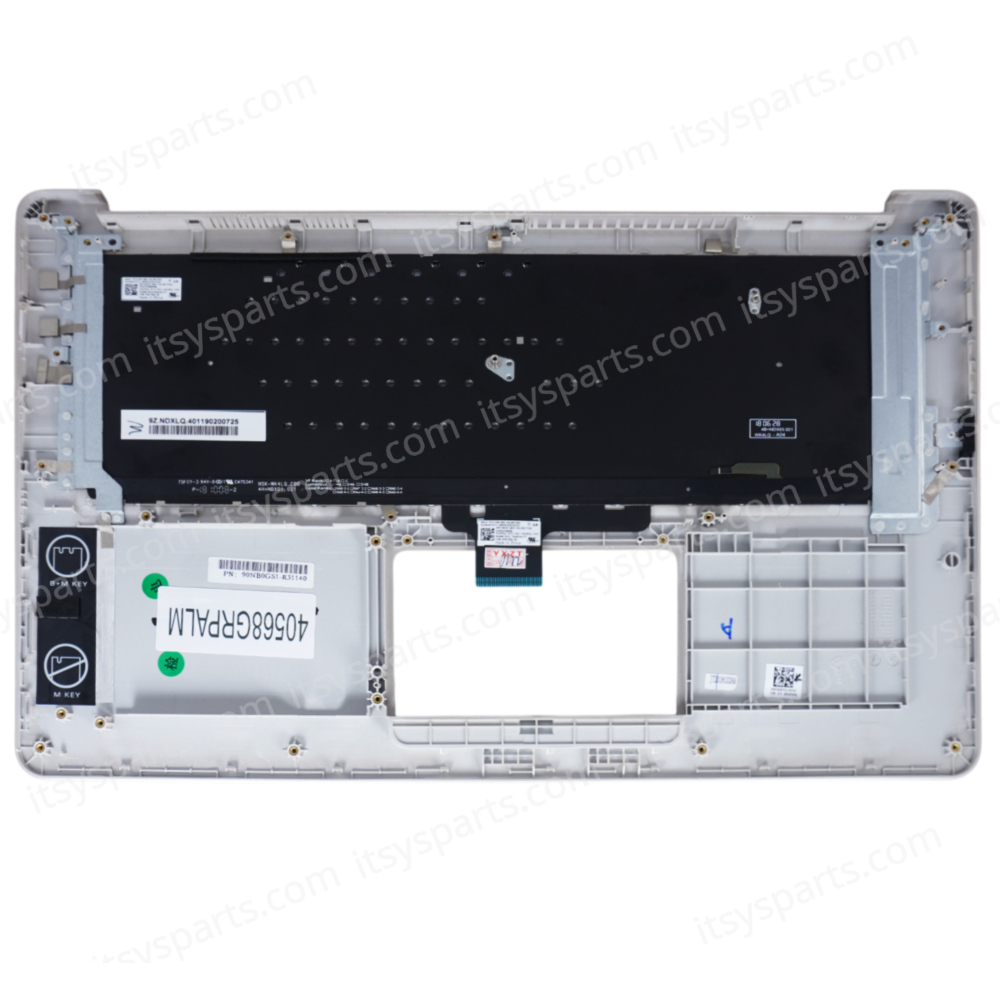 Greek Laptop Keyboard Palmrest for Asus VivoBook 15 X510UA X510UA X510UQ F510UA S510 X510UR X510UN X510UF X510QR X510QA GR Gold ( Ref.40568GRPALM )