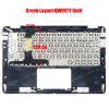 Greek Laptop Keyboard Palmrest for Asus Zenbook Flip UX320 UX360 UX360C UX360CA UX360U UX360UA Q324 Q324U Q324UA TP360C GR Gold ( SKU.40639GRSILVERPALMREST )