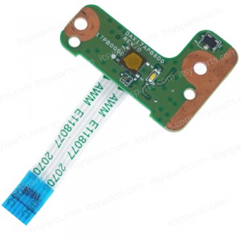 Start Button - Power Button Board for Laptop HP Envy Notebook 17-S010NR P4W26UA 17-S010NR P4W26UAR 17-S013CA W8X31UA DAX17APB6D0 DAX17PB1AD0 809310-001 809310001 with cable ( Code 1-BRD144 )