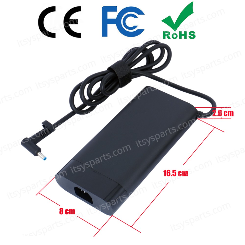 Laptop Power Supply - AC Adapter Charger for HP OMEN 15-dh0005la 15-dc1025cl 15-dc0000 Series TPN-DA10 TPN-CA23 ADP-200HB 200W 19.5V 10.3A 4.5mm*3.0mm Notebook Charger ( Ref.60252 )