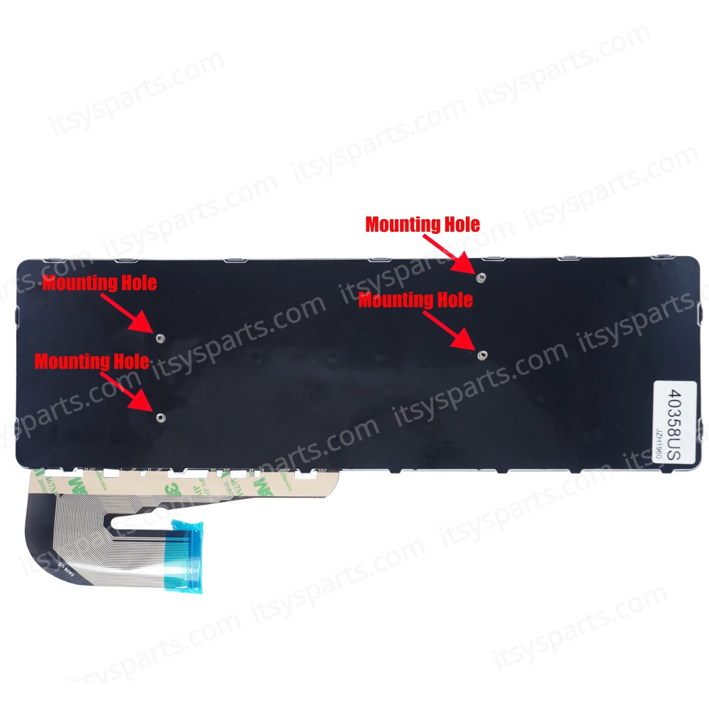 Keyboard - Laptop Keyboard for HP Elitebook 755 G3 755 G4 850 G3 850 G4 ZBook 15U G3 821157-001 821195-001 836623-001 SN9145BL US Silver ( Ref.40358US )