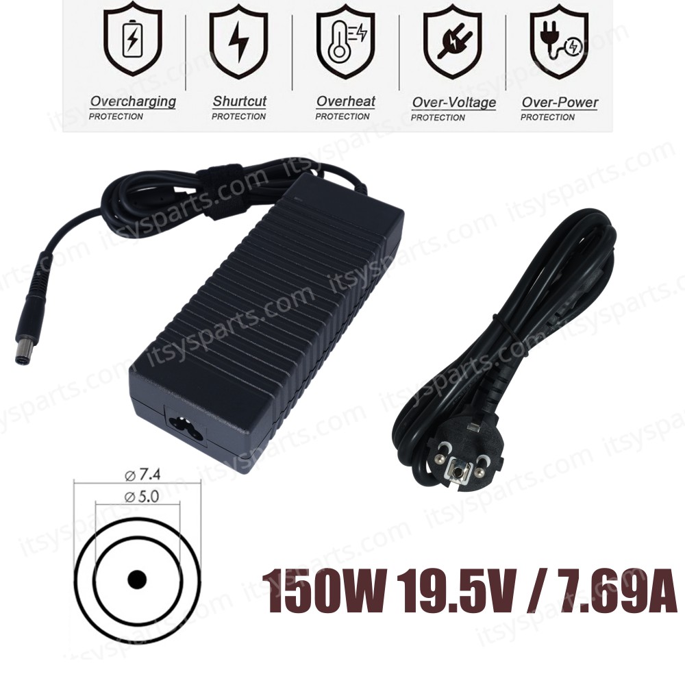 Laptop Power Supply - AC Adapter Charger for HP Envy 20 HP Envy Recline Touchsmart 27TPC-DA52 681058-001 697317-001 19.5V 7.69A 150W 7.4mm*5.0mm Notebook Charger ( Ref.60270 )