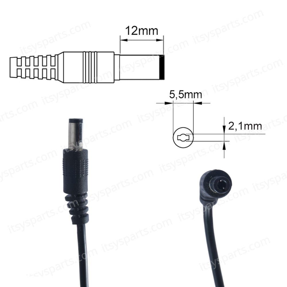 Power Supply - AC Adapter Charger GM-1230 12V 3A 36W 5.5mm*2.1mm ( SKU.60271 )