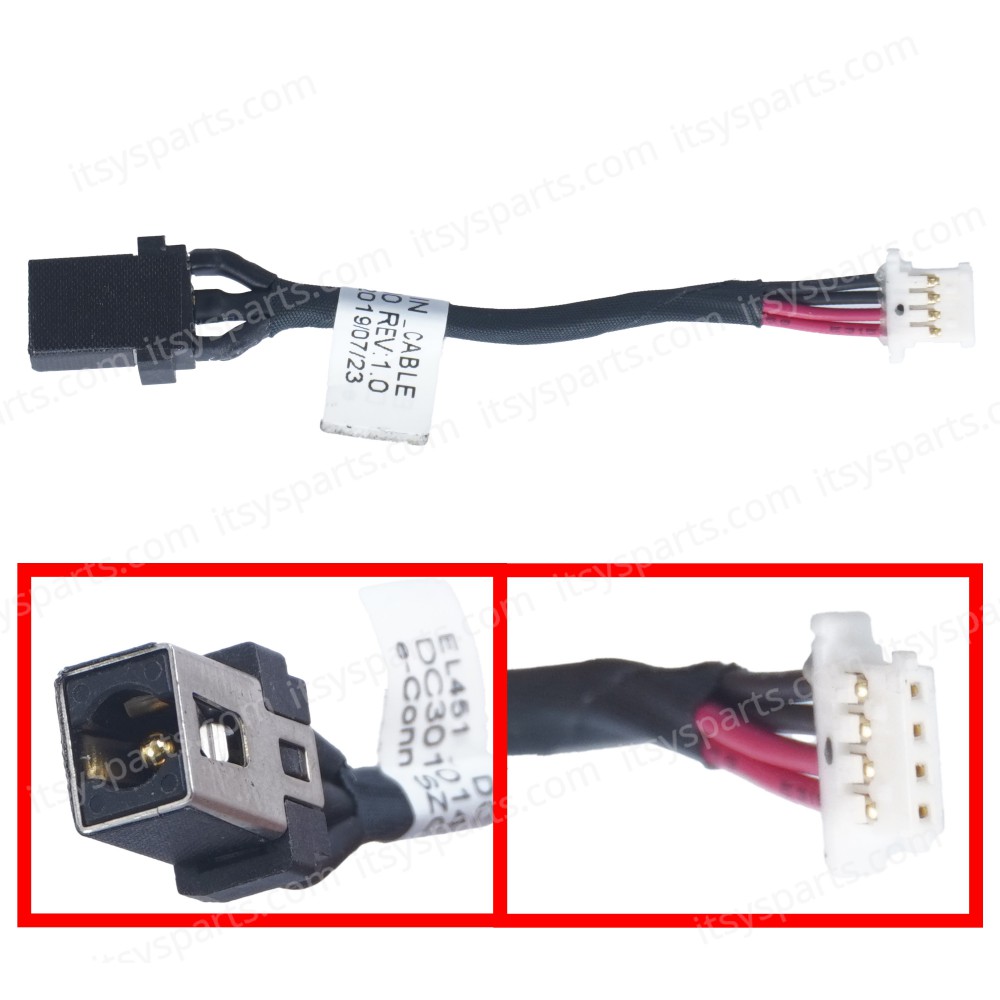 DC Power Jack Socket for Lenovo IdeaPad C340-14API C340-14IML C340-14IWL Flex 5-1470 EL451 DC301014I00 REV 1.0 DC301014J00 DC301010200 5C10S29896 5C10N78540 with 5.6cm 4pins ( Ref.3991 ) DC Power Jack Socket for Lenovo IdeaPad C340-14API C340-14IML C340-14IWL Flex 5-1470 EL451 DC301014I00 REV 1.0 DC301014J00 DC301010200 5C10S29896 5C10N78540 with 5.6cm 4pins ( Ref.3991 )