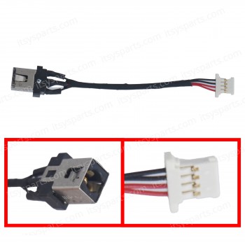 DC Power Jack Socket for Lenovo Ideapad S340-15API S340-15IIL S340-15IIL S340-15IWL 5C10S29911 DC301014G00 with cable 6cm 4pins ( Ref.3994 )