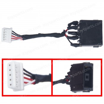 DC Power Jack Socket for Lenovo ThinkPad P15V T15P Gen 1 2 3 DC30100SA00 5C10Z23887 with cable 4cm 5pins Square Slim Tip ( Ref.31003 )