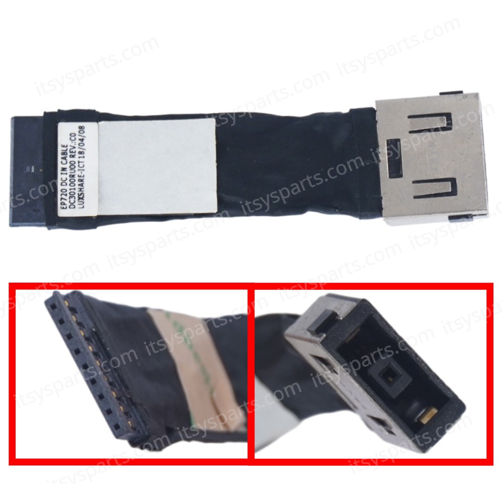 DC Power Jack Socket for Lenovo Thinkpad P72 (20MB, 20MC) P73 (20QR, 20QS) 01YU265 01YU266 DC30100RU00 REV C0 with 4.2cm 9pins Square Slim Tip ( Ref.31010 ) DC Power Jack Socket for Lenovo Thinkpad P72 (20MB, 20MC) P73 (20QR, 20QS) 01YU265 01YU266 DC30100RU00 REV C0 with 4.2cm 9pins Square Slim Tip ( Ref.31010 )