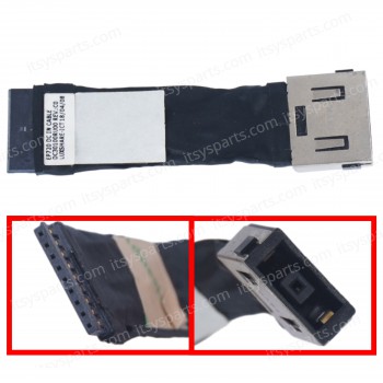 DC Power Jack Socket for Lenovo Thinkpad P72 (20MB, 20MC) P73 (20QR, 20QS) 01YU265 01YU266 DC30100RU00 REV C0 with 4.2cm 9pins Square Slim Tip ( Ref.31010 )