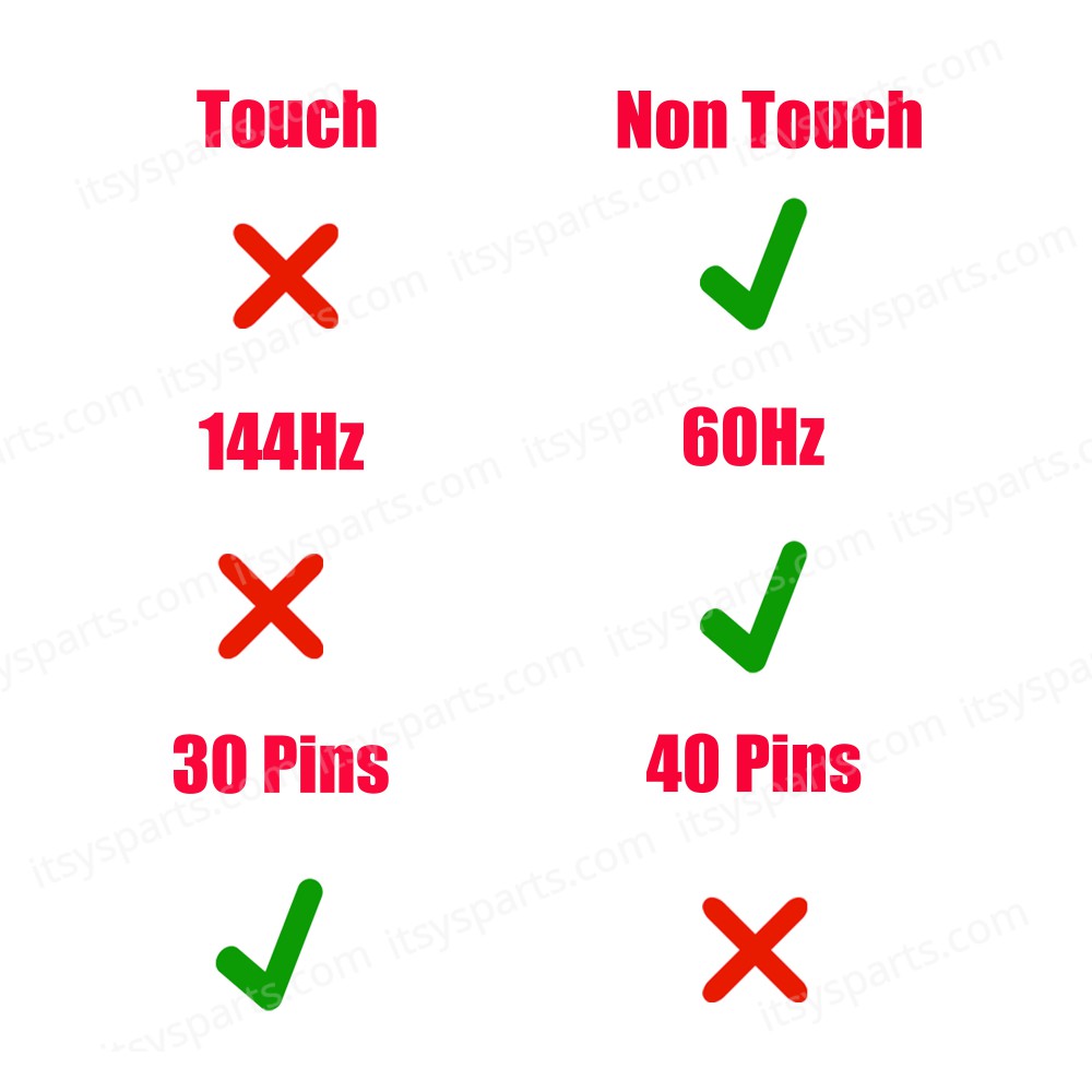 Monitor Cable - Flex Video Screen LCD Cable for Laptop Lenovo Ideapad Gaming 3-15IMH05 81Y4 81Y4001XUS 81Y400CMAU DC020028910 5C10S30063 Non Touch 60Hz eDP 30pins Monitor cable ( Ref.1-FLEX1421 )
