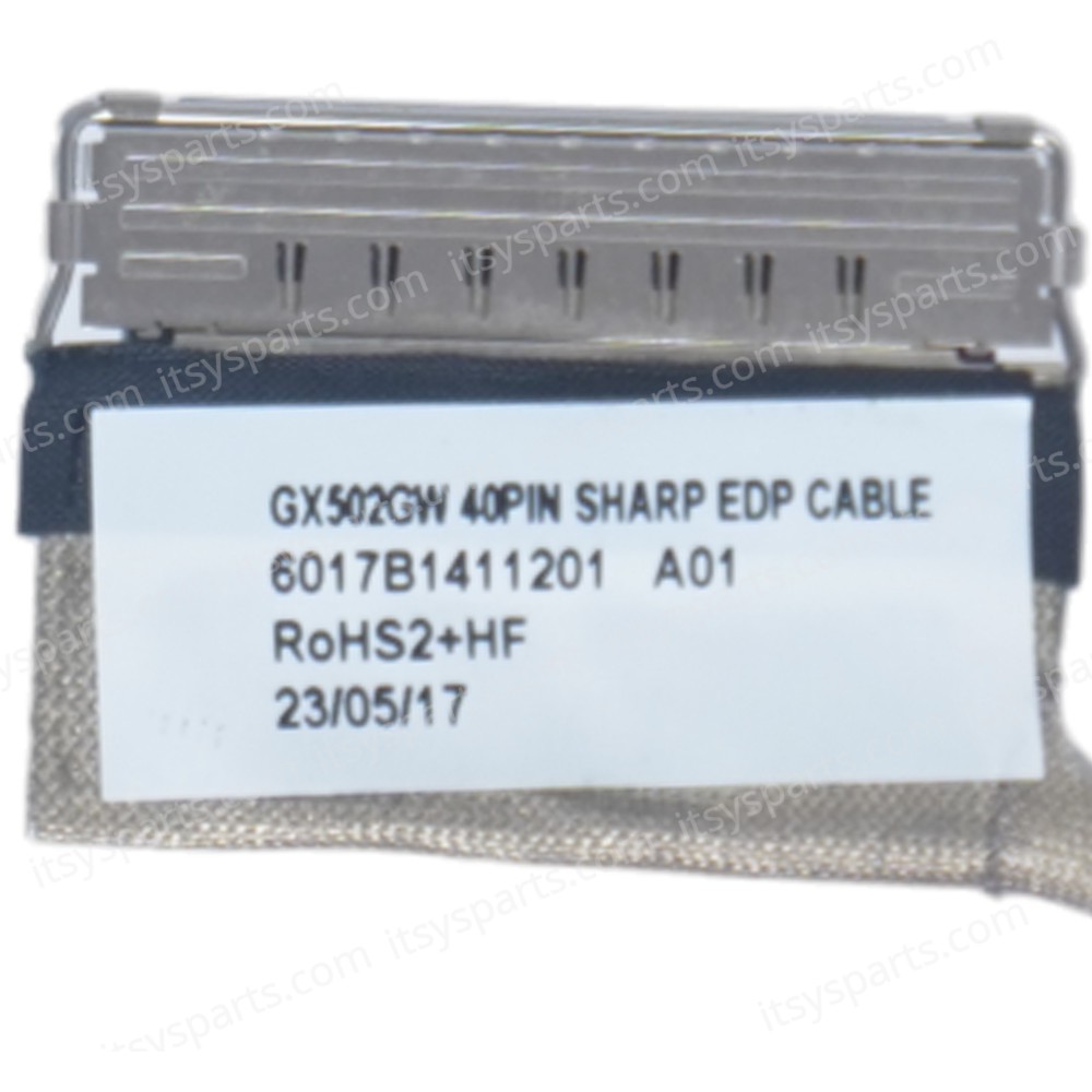 Monitor Cable - Flex Video Screen LCD Cable for Laptop Asus ROG Zephyrus GX502 GU502 GU502GW GU502L GU502LV GU502LU 14005-03020200 14005-03020300 6017B1411201 eDP 40pins 0.4 Pitch Pin Monitor cable ( Ref.1-FLEX1439 ) Monitor Cable - Flex Video Screen LCD Cable for Laptop Asus ROG Zephyrus GX502 GU502 GU502GW GU502L GU502LV GU502LU 14005-03020200 14005-03020300 6017B1411201 eDP 40pins 0.4 Pitch Pin Monitor cable ( Ref.1-FLEX1439 )