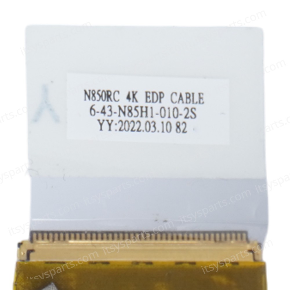 Monitor Cable - Flex Video Screen LCD Cable for Laptop Gigabyte G5 GE KE KE KF MF MD MD GD KD KC Series 6-43-N85H1-010-2S 6-43-PC701-011-1N Non Touch 4K eDP 40pins Monitor cable ( Ref.1-FLEX1453 )