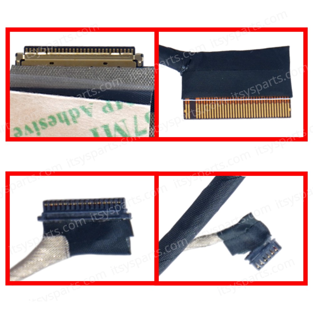 Monitor Cable - Flex Video Screen LCD Cable for Laptop Asus Vivobook Flip TP412 TP412UA TP412UA-1A TP412F TP412FA TP412FA-EC451T HQ21310402000 HQ21310403000 eDP 30pins Monitor cable ( Code 1-FLEX1473 )