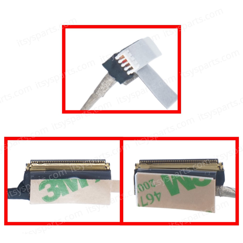 Monitor Cable - Flex Video Screen LCD Cable for Laptop Asus ROG Zephyrus Duo 15 GX550 15 SE GX551 6017B1406201 6017B1406101 14005-03340000 Non Touch 60Hz eDP 40pins 0.5 Pitch Pin Monitor cable ( Ref.1-FLEX1494 )