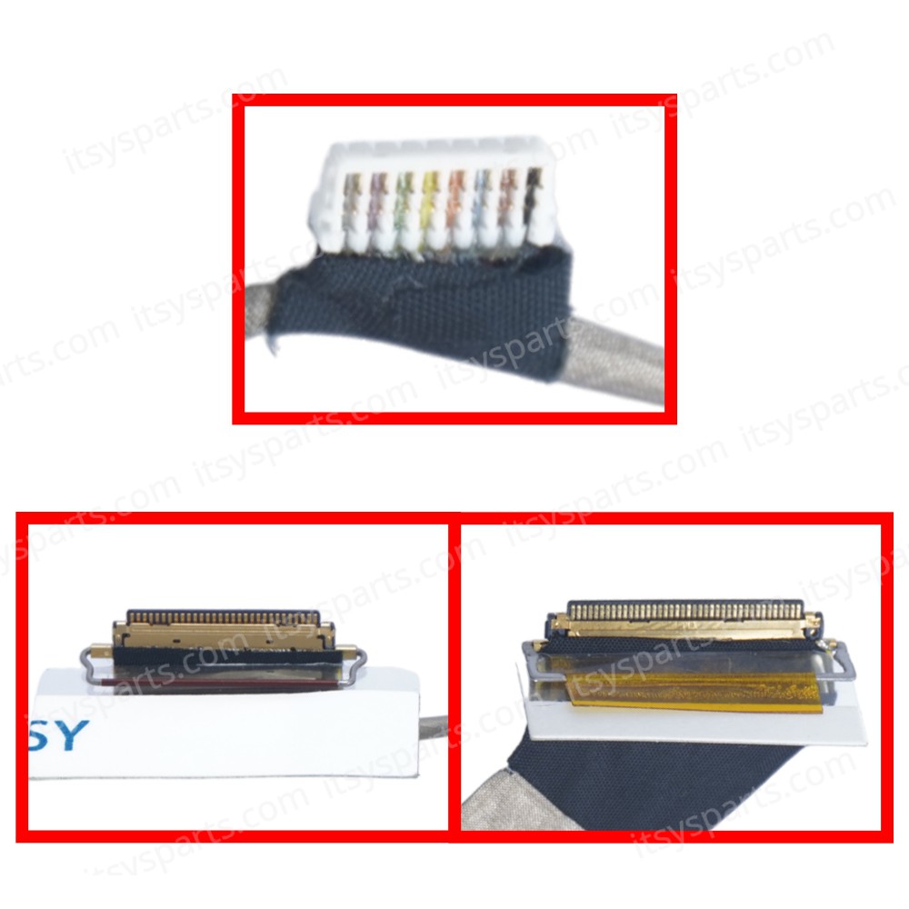 Monitor Cable - Flex Video Screen LCD Cable for Laptop Lenovo Thinkpad E550 20DF /20DG E550C 20E0 E555 E560 20EV /20EW E560C E565 E565-SD-CQ0157 DC02C005010 Non Touch eDP 30pins Monitor cable ( Ref.1-FLEX1500 )